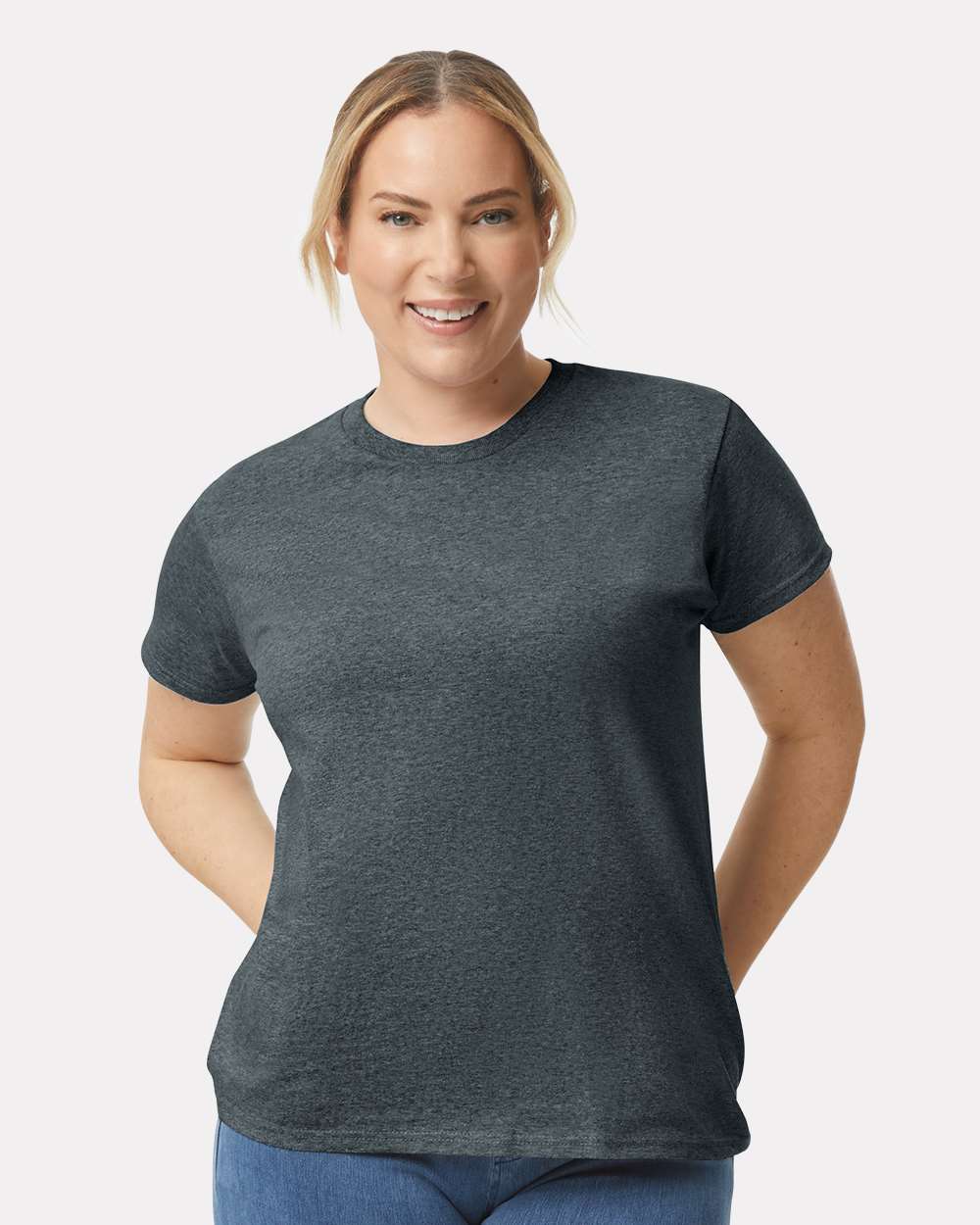 Dark Heather - Model Front 