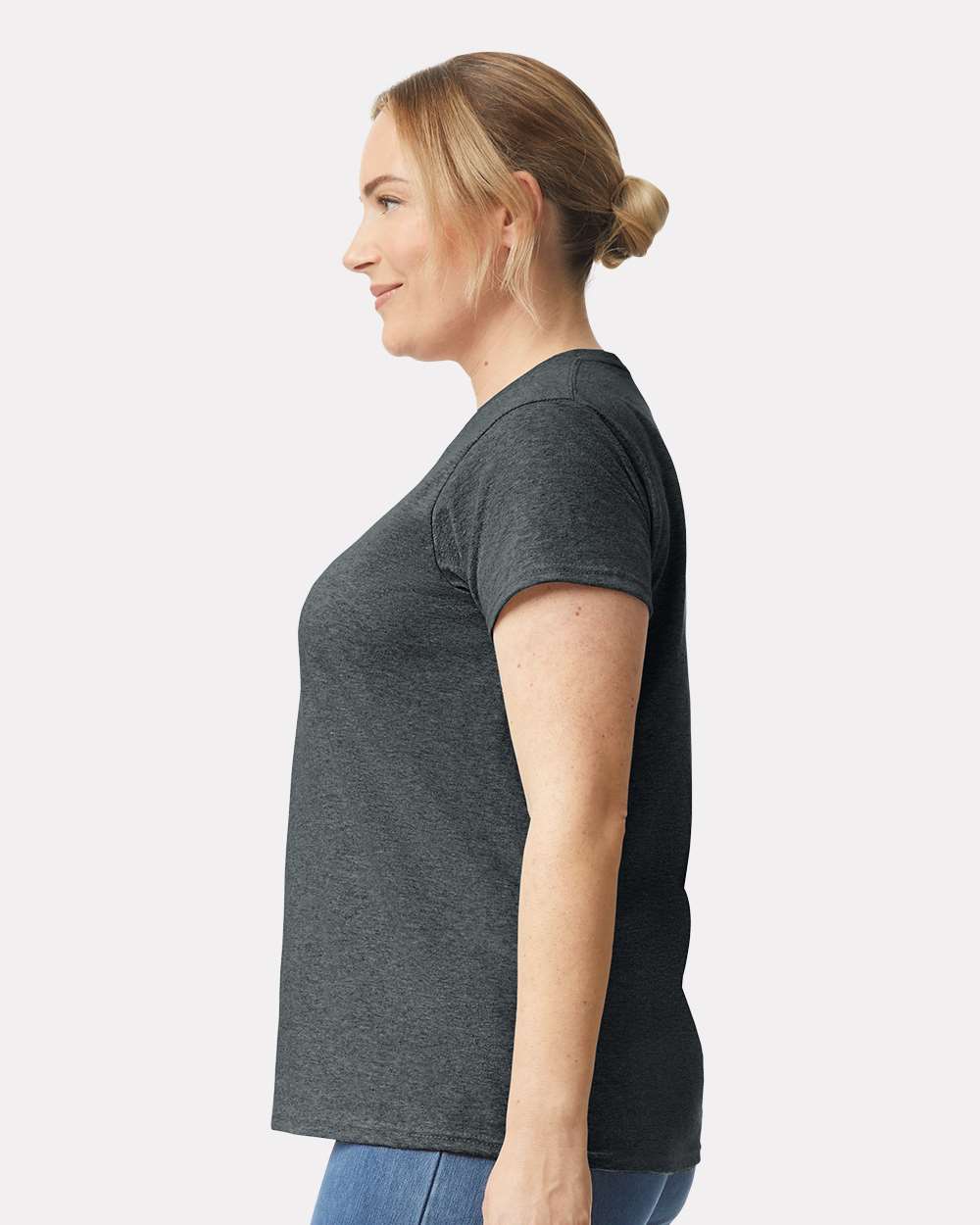 Dark Heather - Model Side 