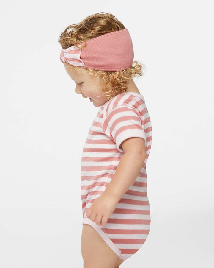 Ballerina/Mauvelous Stripe - Model Side 