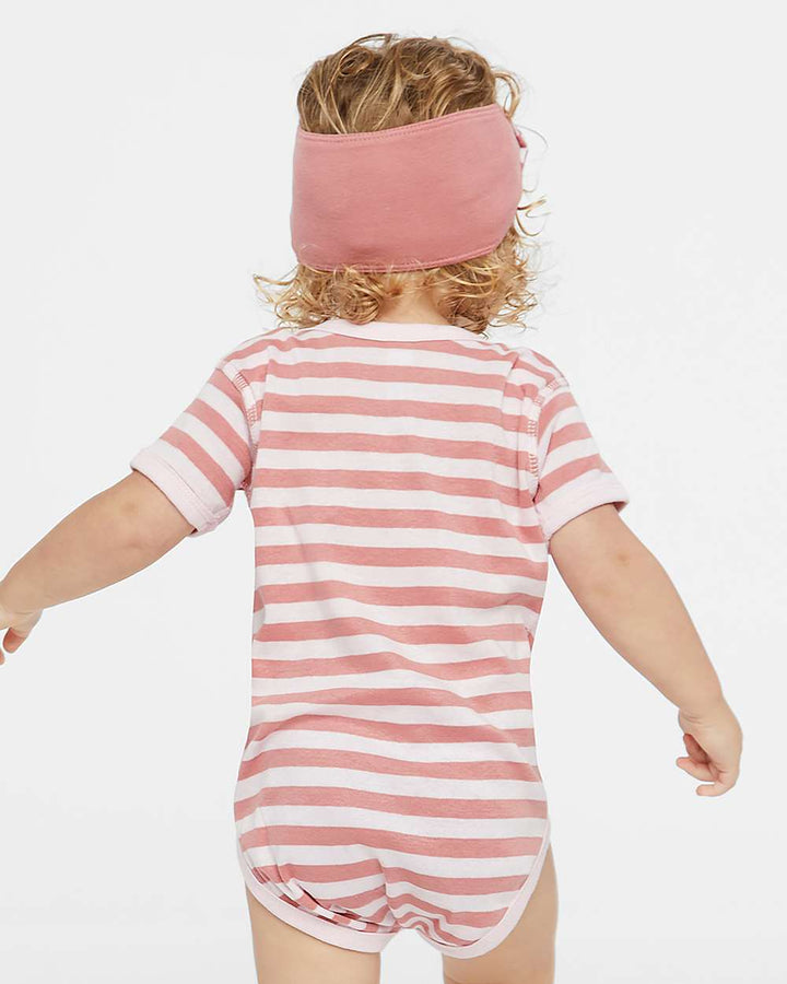 Ballerina/Mauvelous Stripe - Model Back 