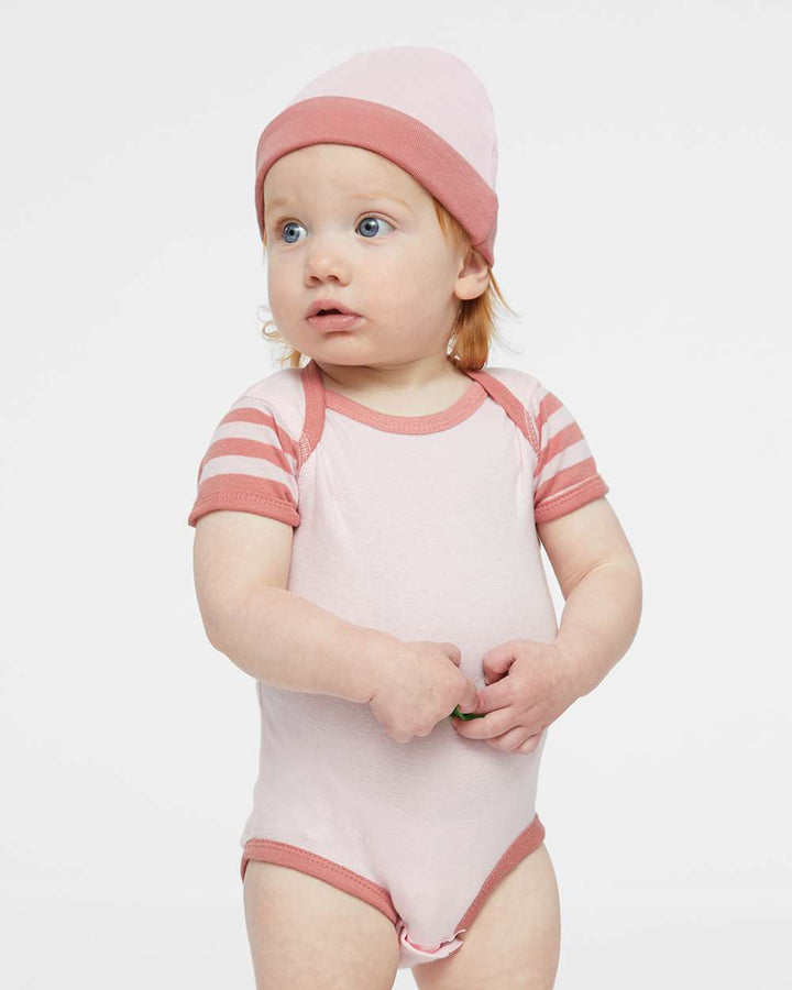 Ballerina/Mauvelous/Ballerina &amp; Mauvelous Stripe - Model Front 