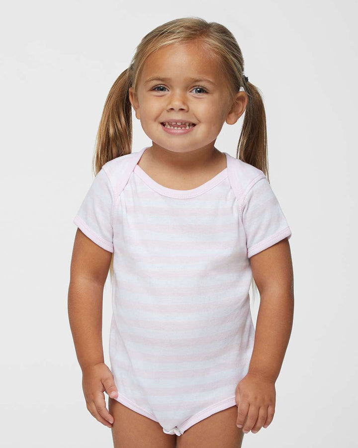 Ballerina/White Stripe - Model Front 
