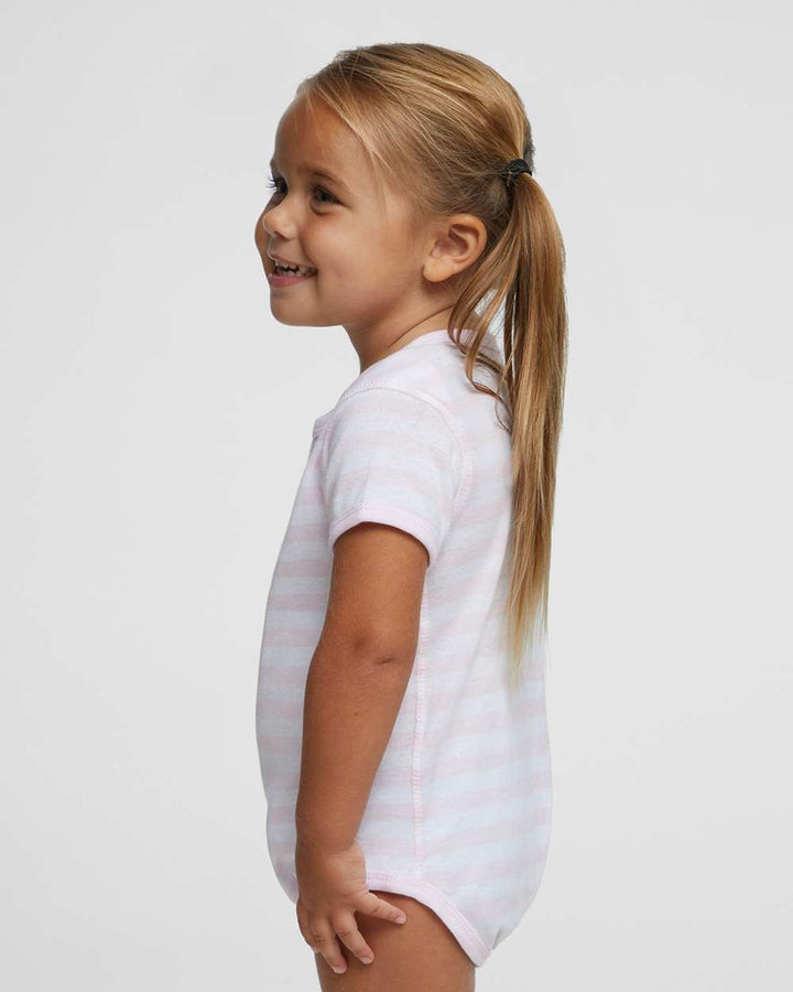 Ballerina/White Stripe - Model Side 