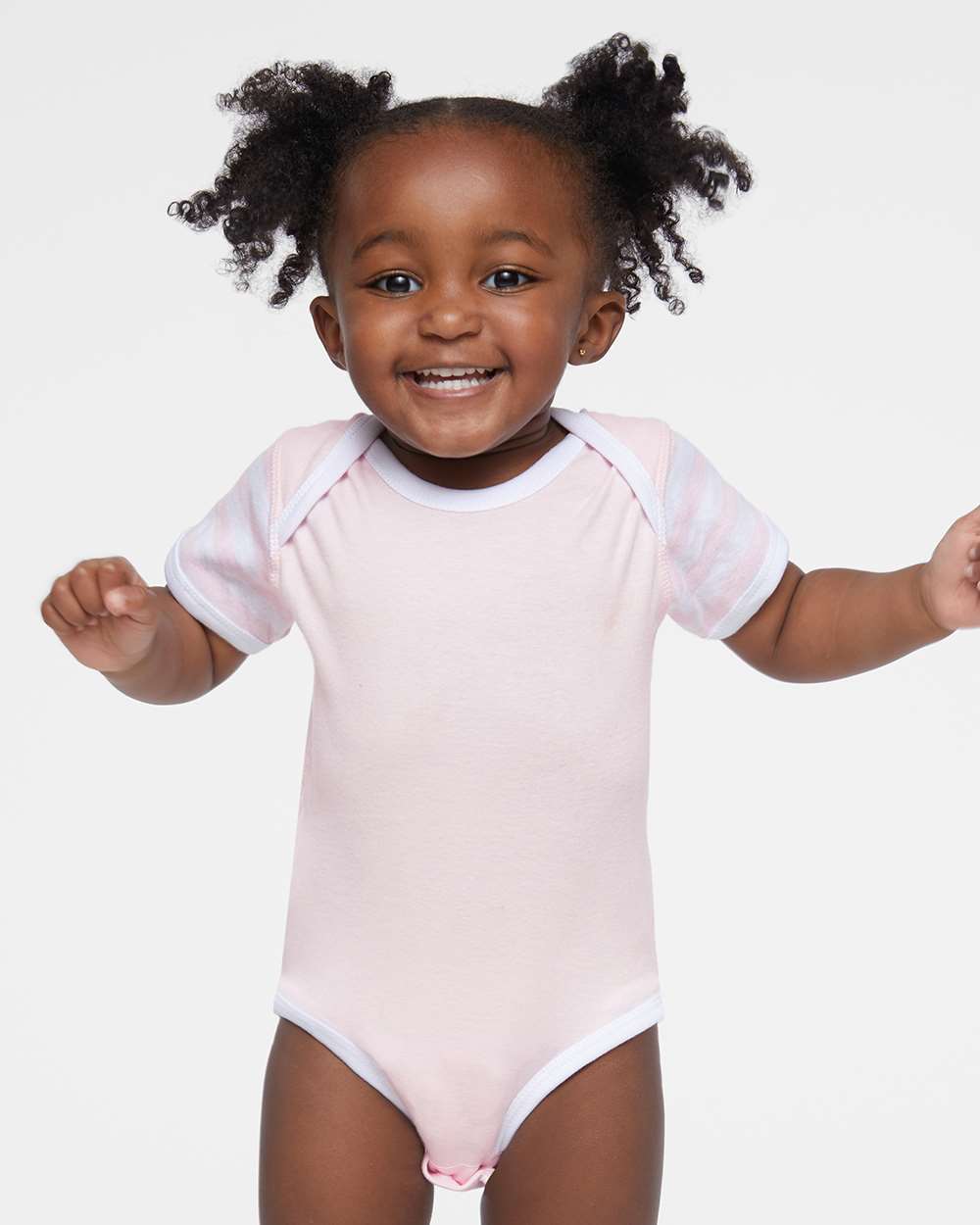 Ballerina/White/Ballerina &amp; White Stripe - Model Front 