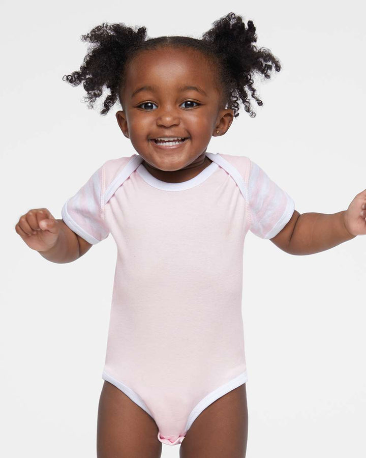 Ballerina/White/Ballerina &amp; White Stripe - Model Front 