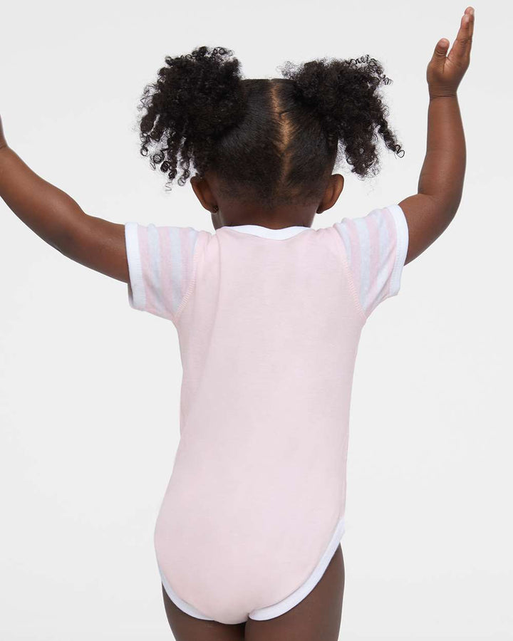 Ballerina/White/Ballerina &amp; White Stripe - Model Back 