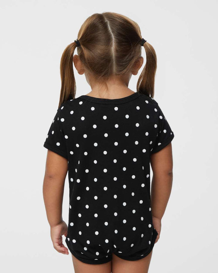 Black/White Dot - Model Back 