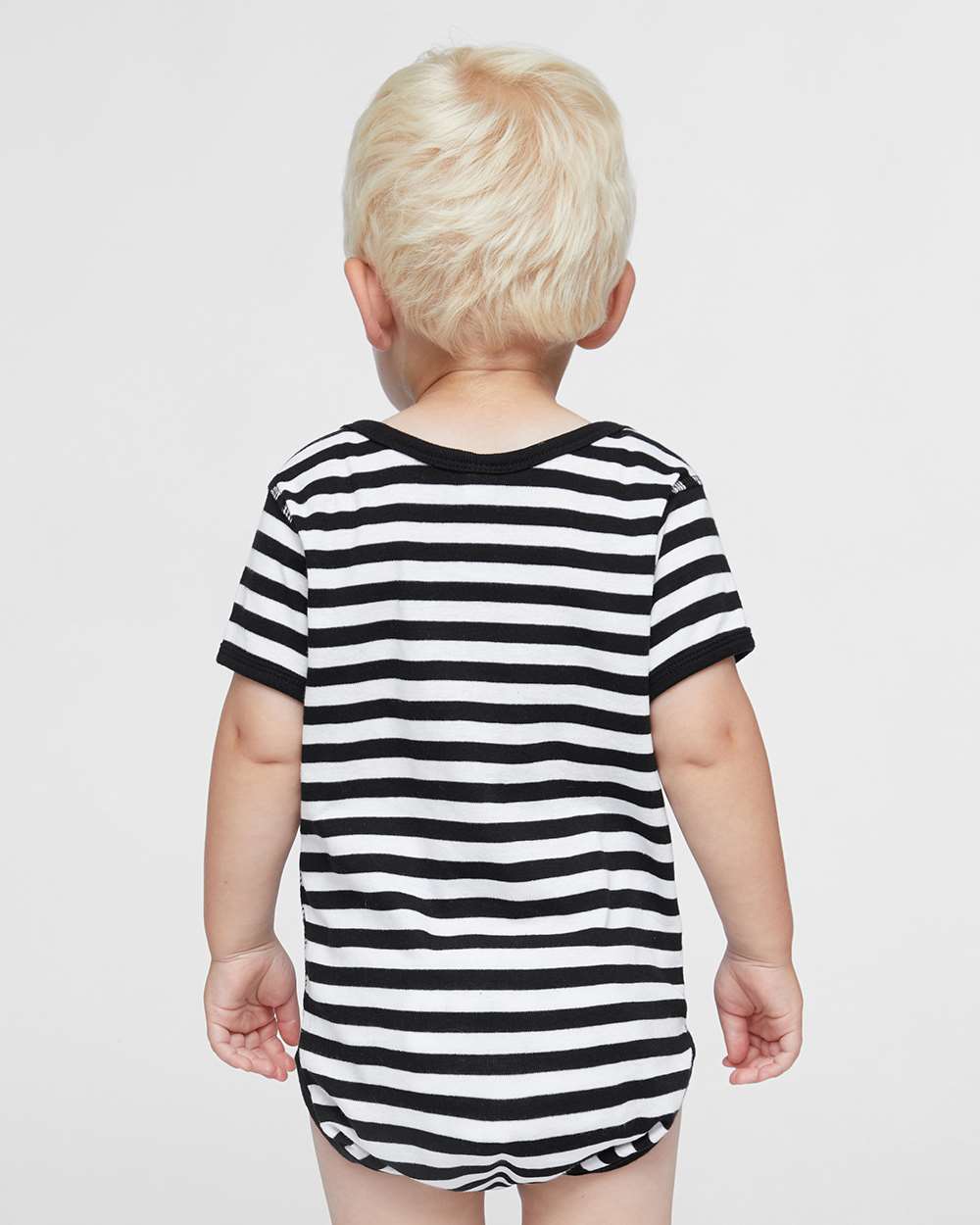 Black/White Stripe - Model Back 