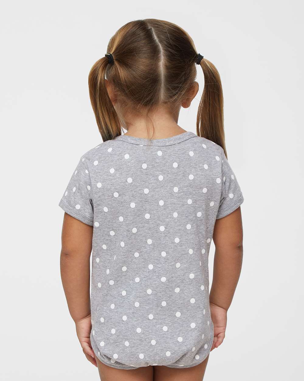 Heather/White Dot - Model Back 