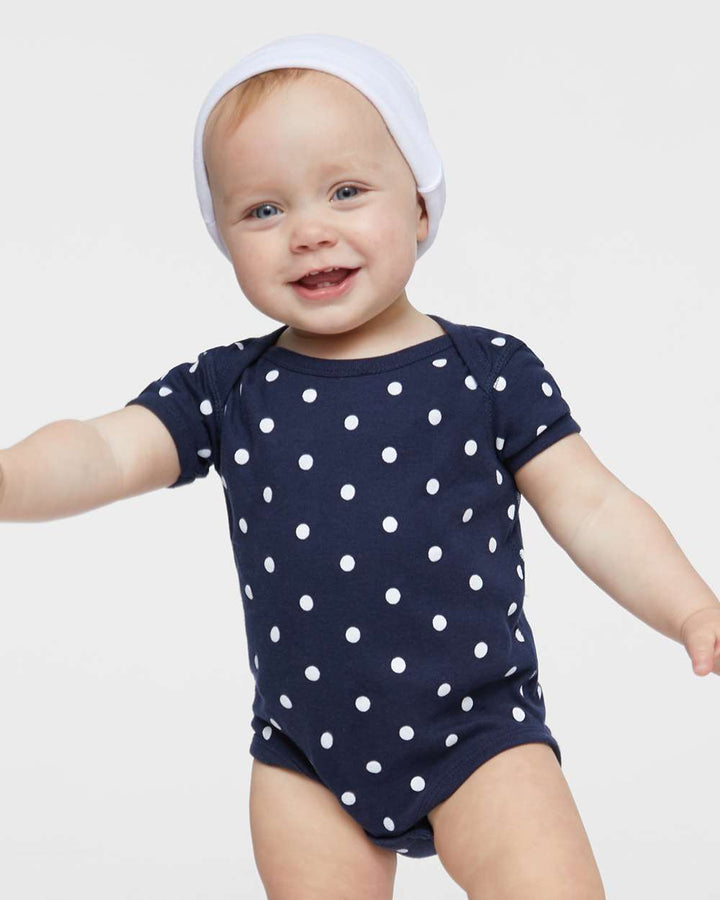 Navy/White Dot - Model Front 