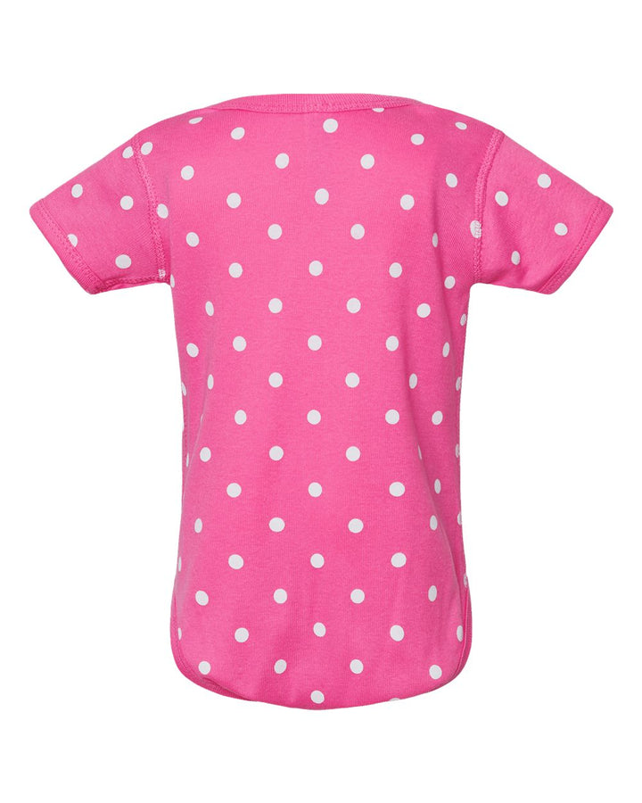 Raspberry/White Dot - Back 