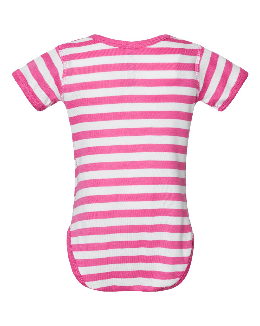 Raspberry/White Stripe - Back 
