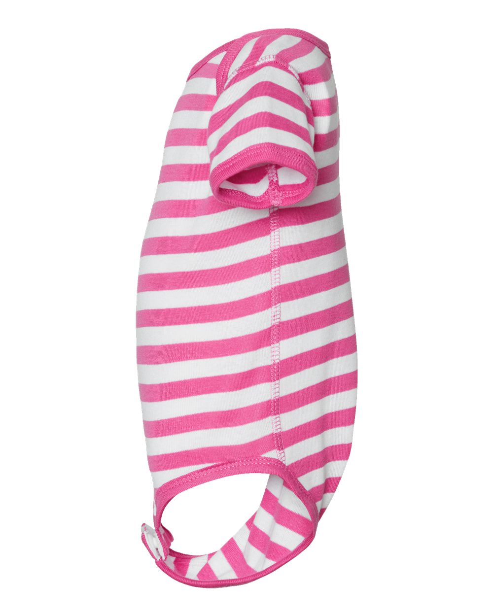Raspberry/White Stripe - Direct Side 