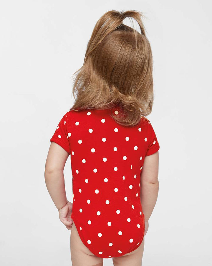 Red/White Dot - Model Back 