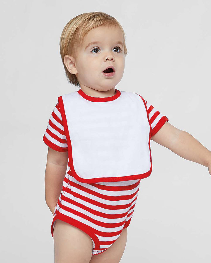Red/White Stripe - Model Front 