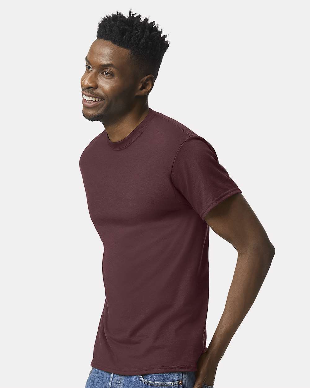 Dark Maroon - Model Side 