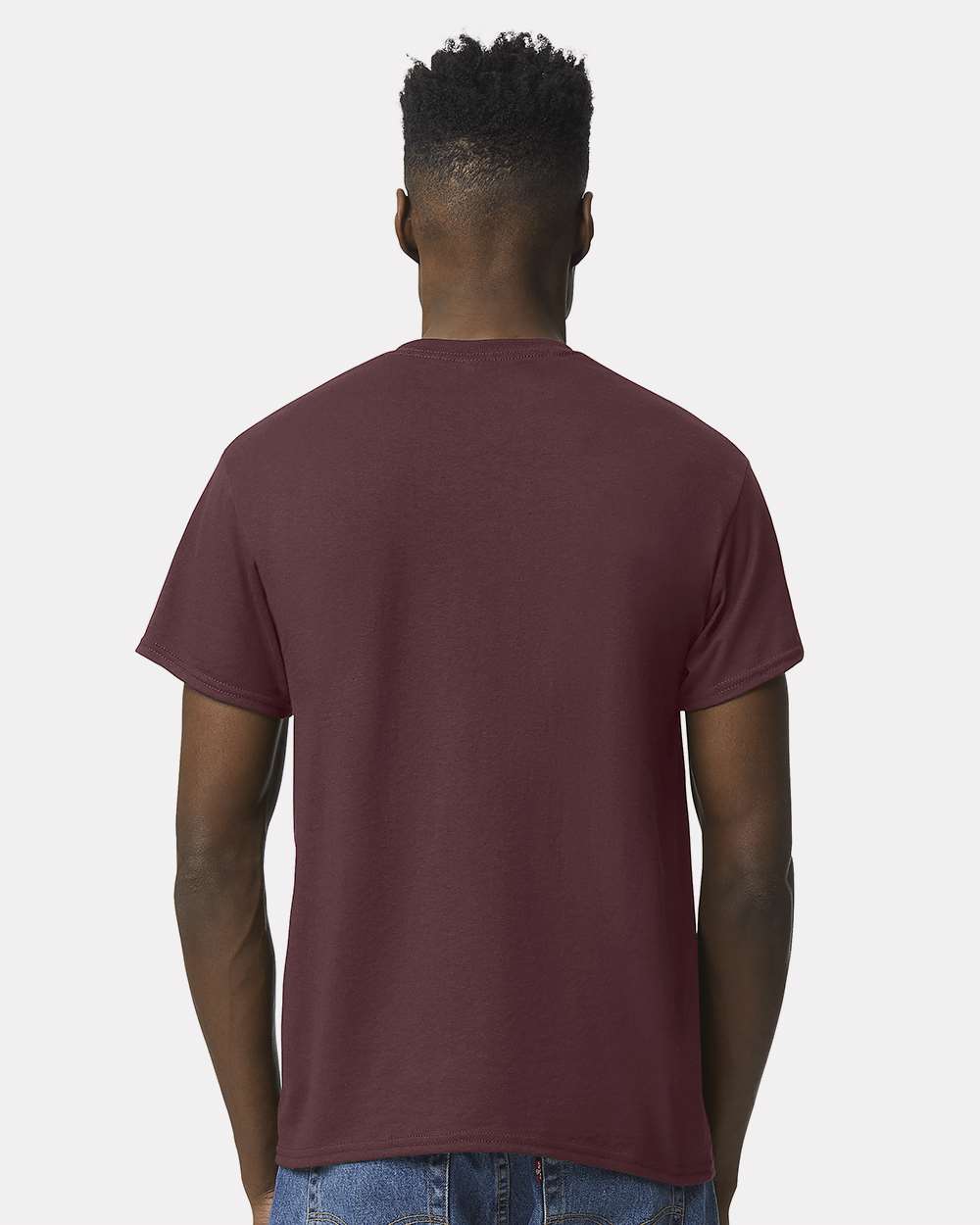 Dark Maroon - Model Back 