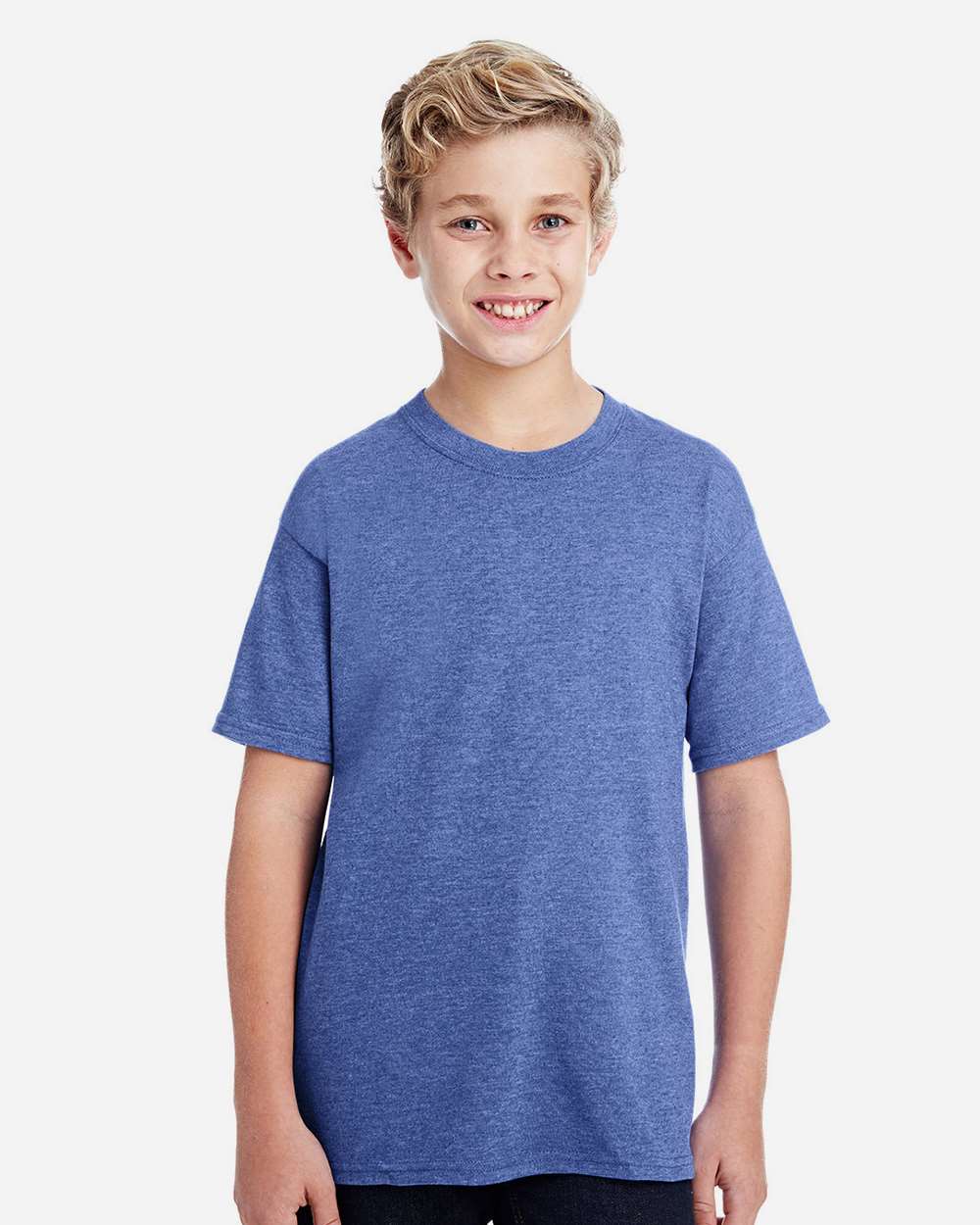 Heather Sport Royal - Model Front 