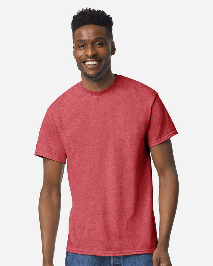 Heather Sport Scarlet Red - Model Front 