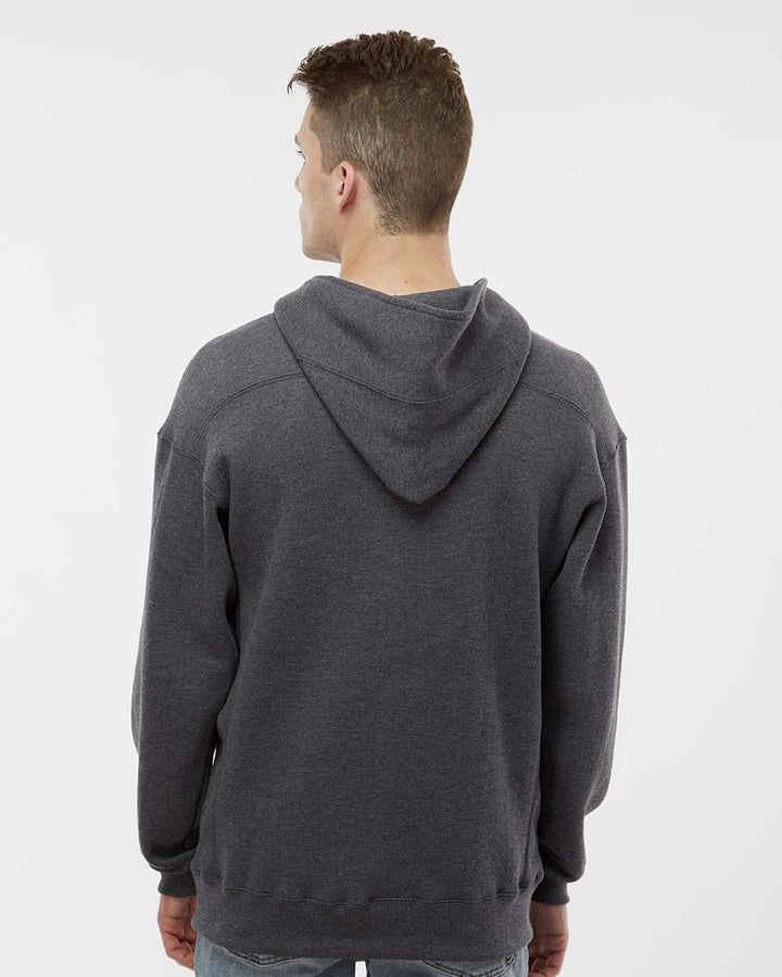Charcoal Heather - Model Back 