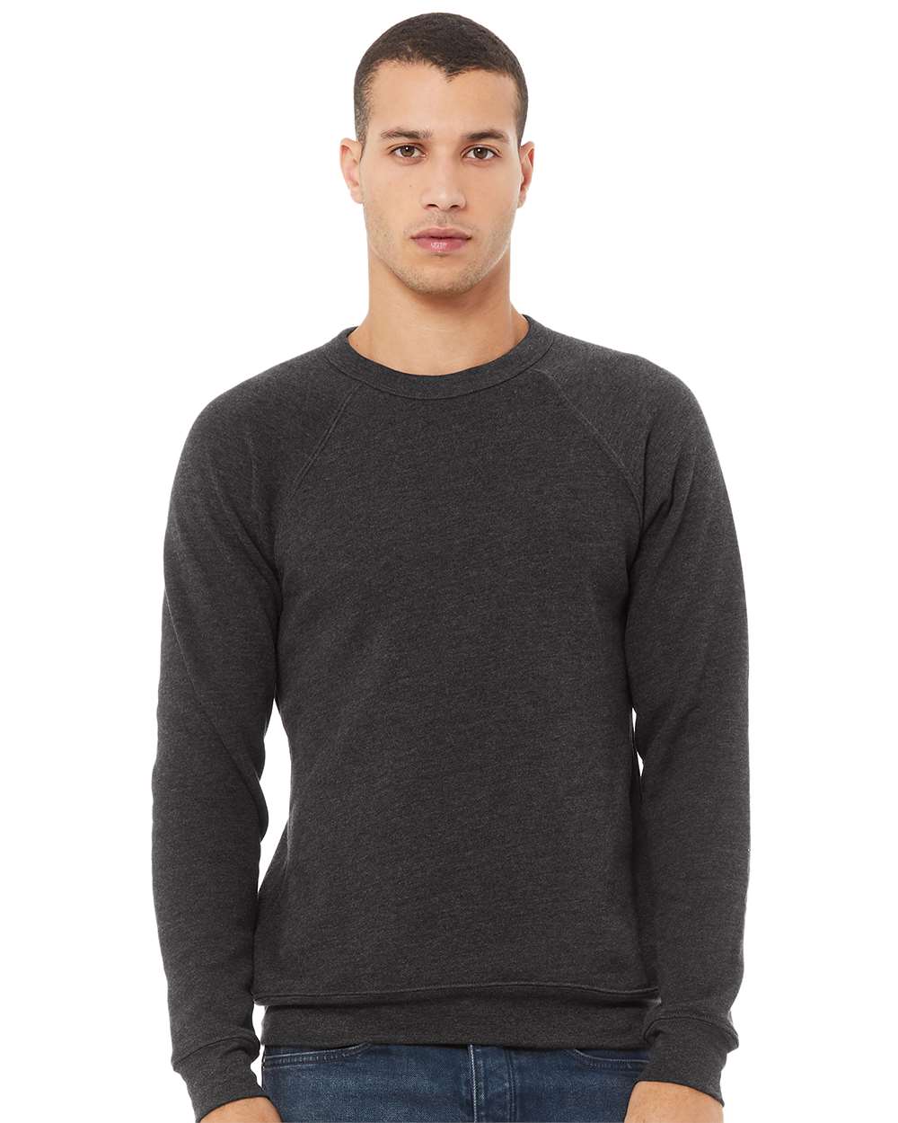 Dark Grey Heather - Model Front 