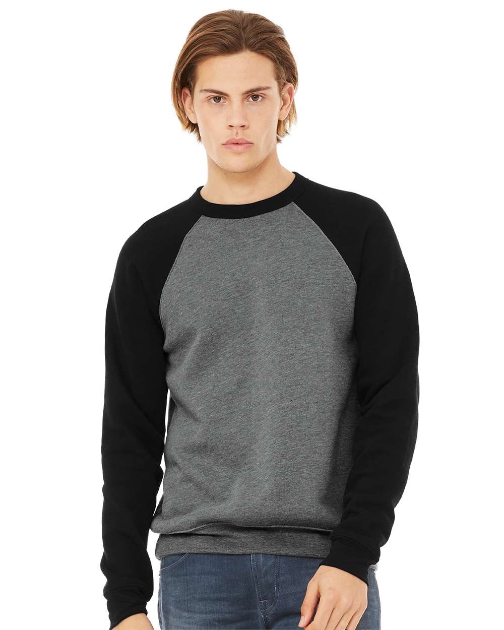 Deep Heather/Black - Model Front 