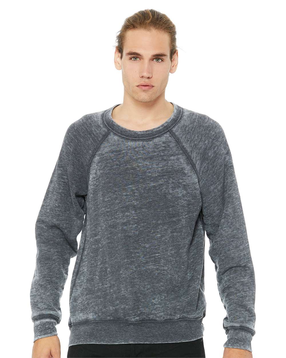 Grey Acid Wash - Model Front 
