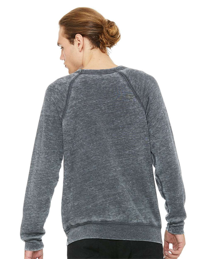 Grey Acid Wash - Model Back 
