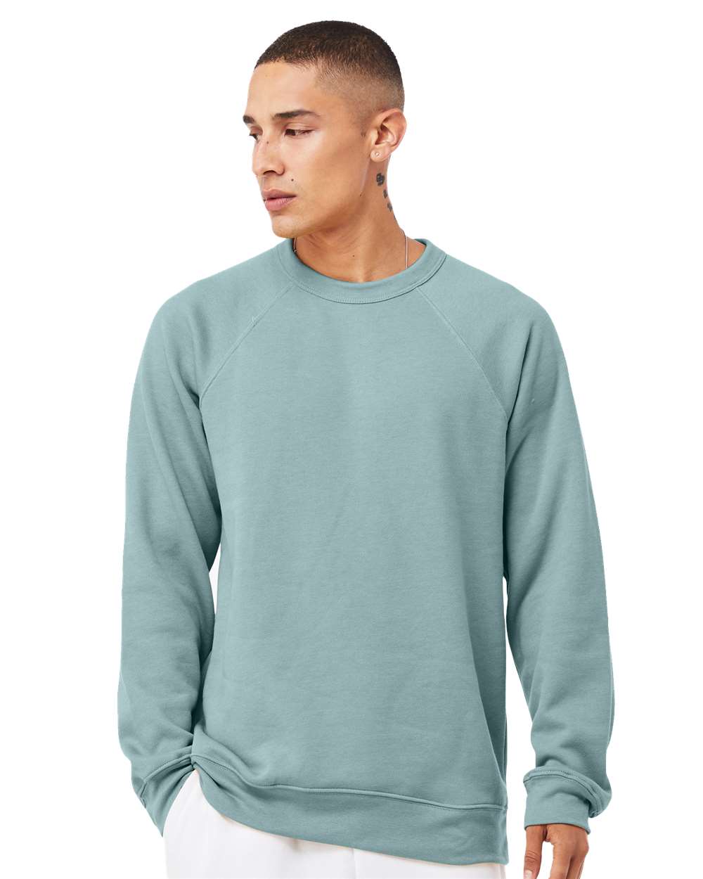 Heather Blue Lagoon - Model Front 
