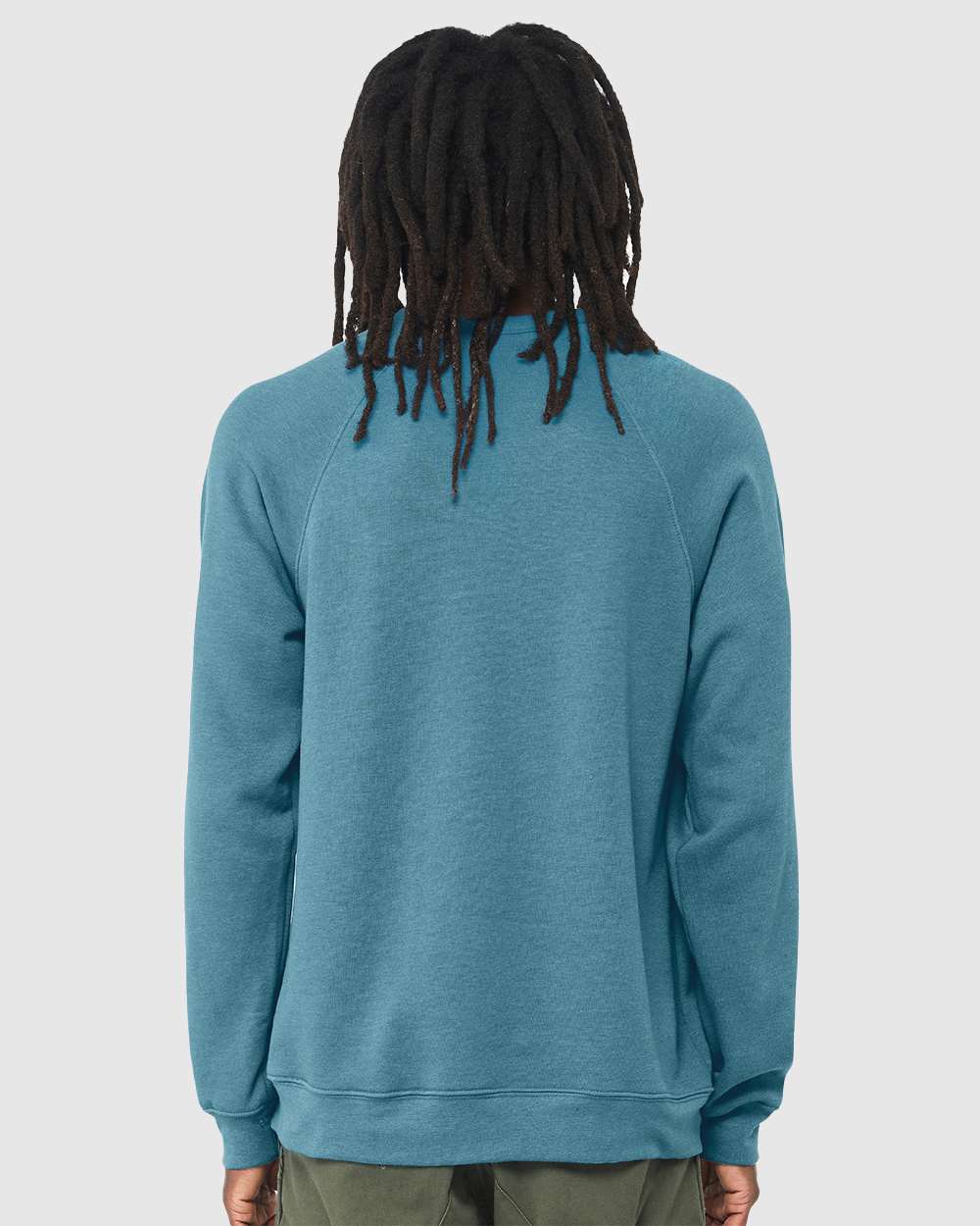 Heather Deep Teal - Model Back 