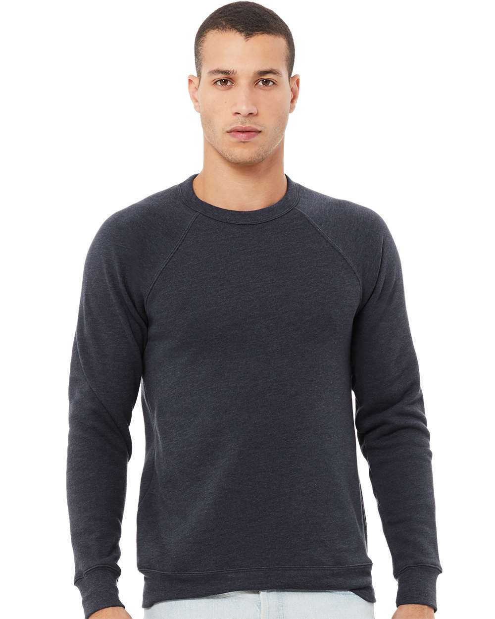 Heather Navy - Model Front 