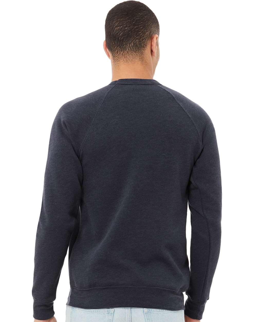 Heather Navy - Model Back 