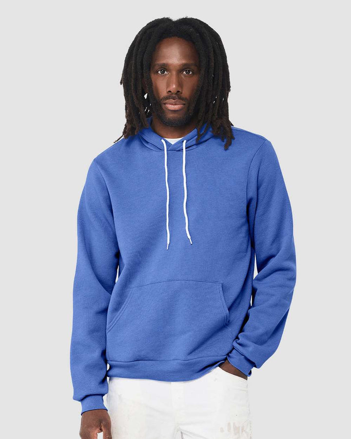 Heather Columbia Blue - Model Front 