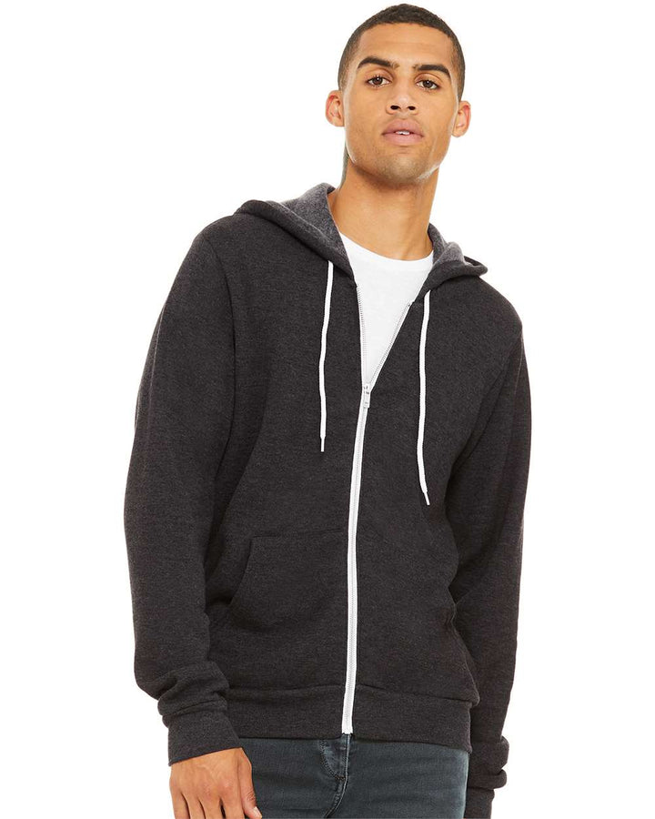 Dark Grey Heather - Model Front 