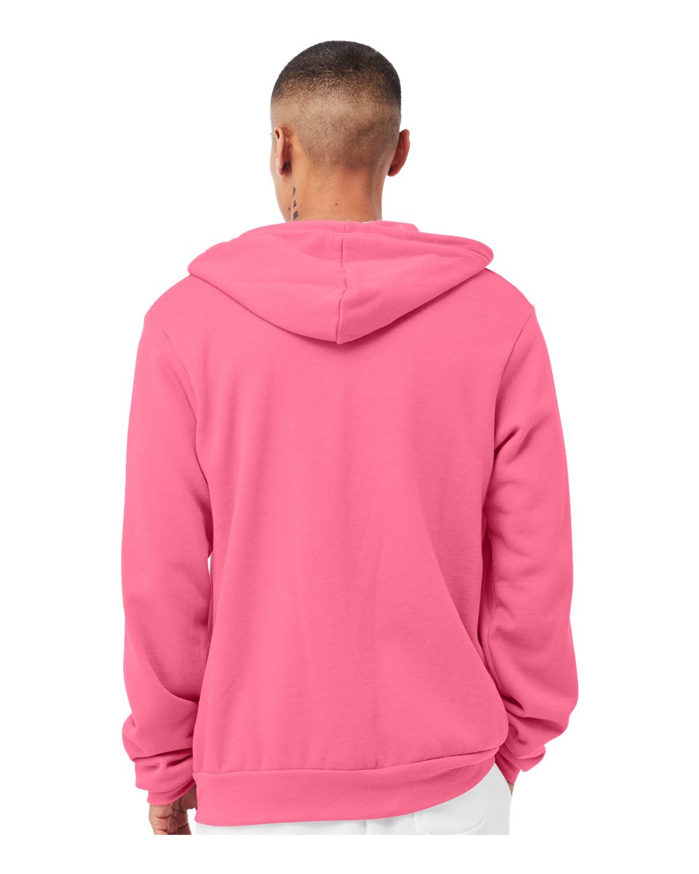 Heather Charity Pink - Model Back 