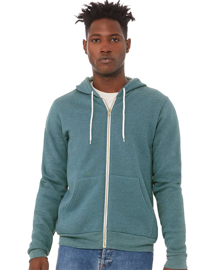 Heather Deep Teal - Model Front 
