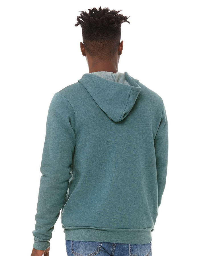 Heather Deep Teal - Model Back 