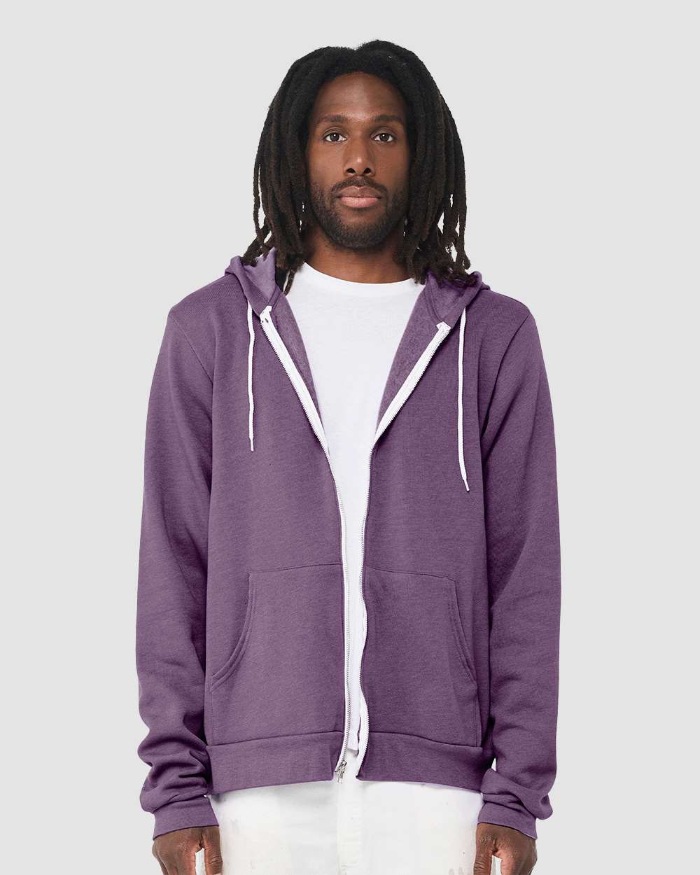 Heather Team Purple - Model Front 