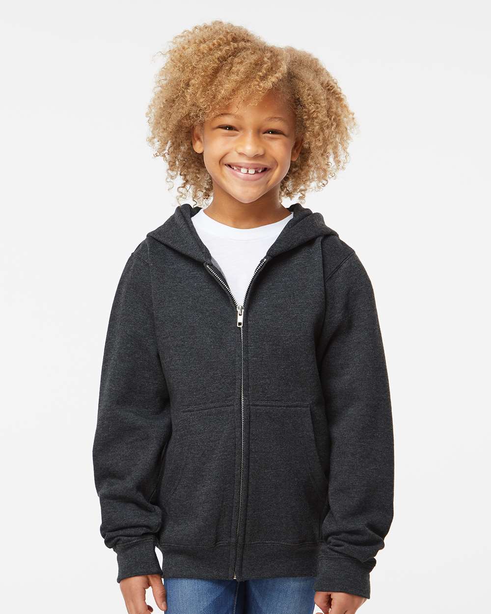 Charcoal Heather - Model Front 