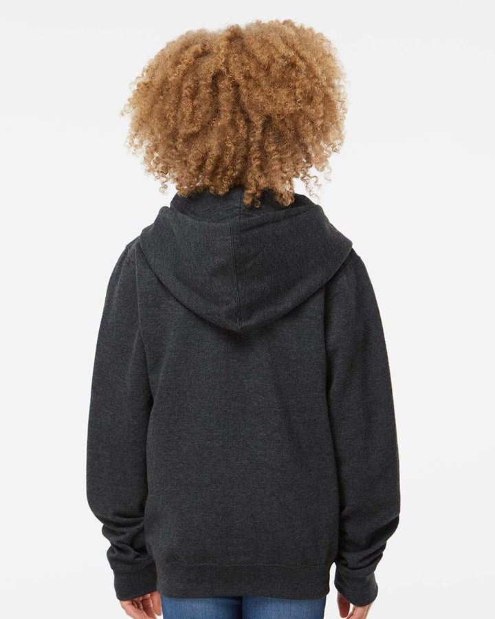 Charcoal Heather - Model Back 