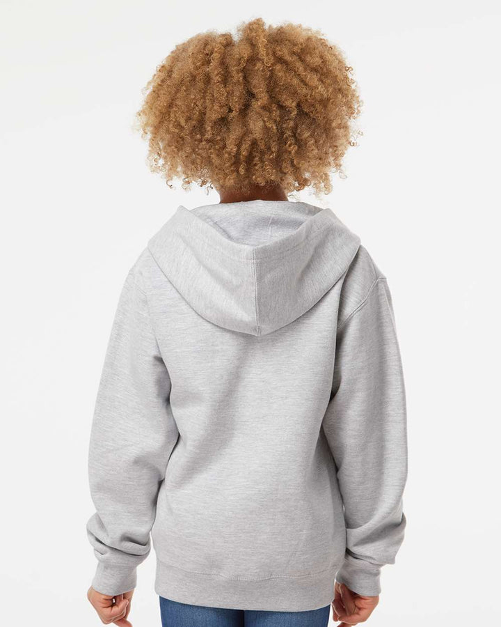 Grey Heather - Model Back 