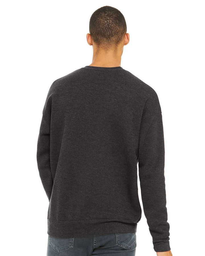 Dark Grey Heather - Model Back 