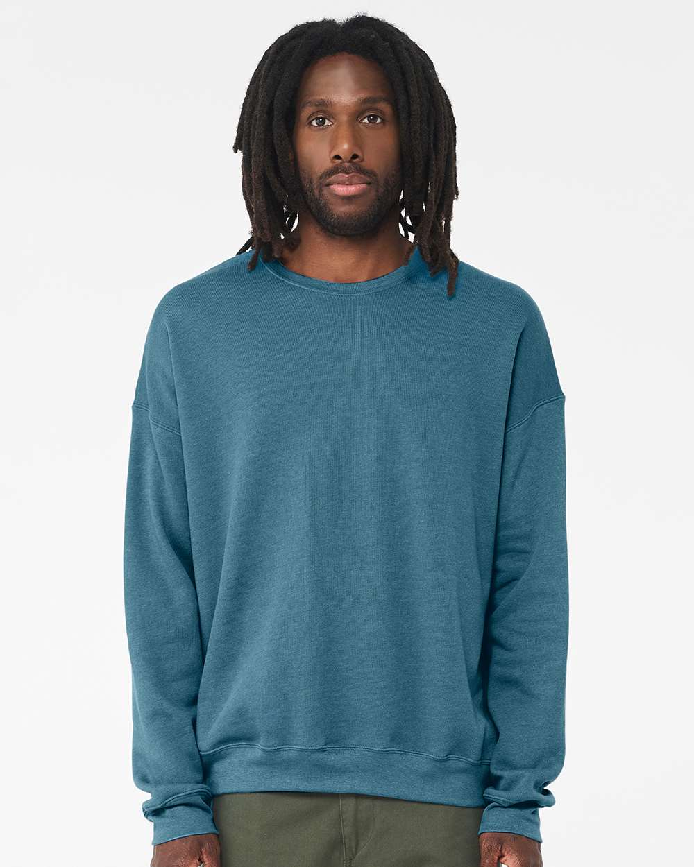 Heather Deep Teal - Model Front 