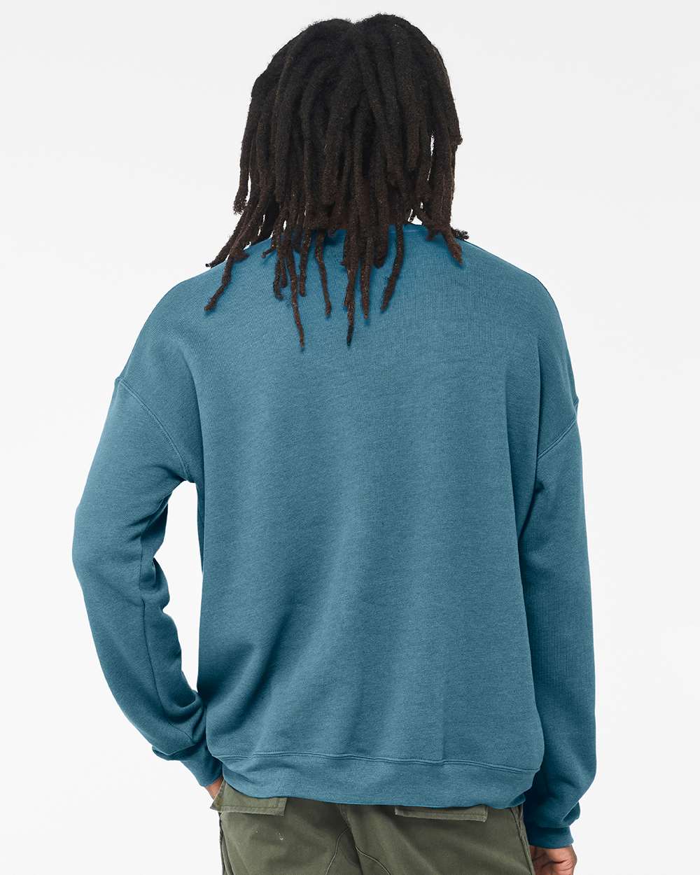 Heather Deep Teal - Model Back 