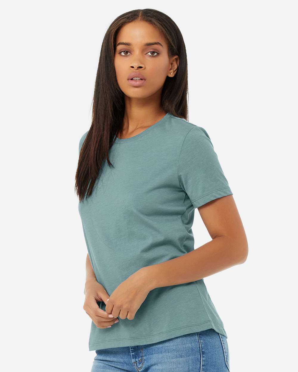 Heather Blue Lagoon - Model Side 