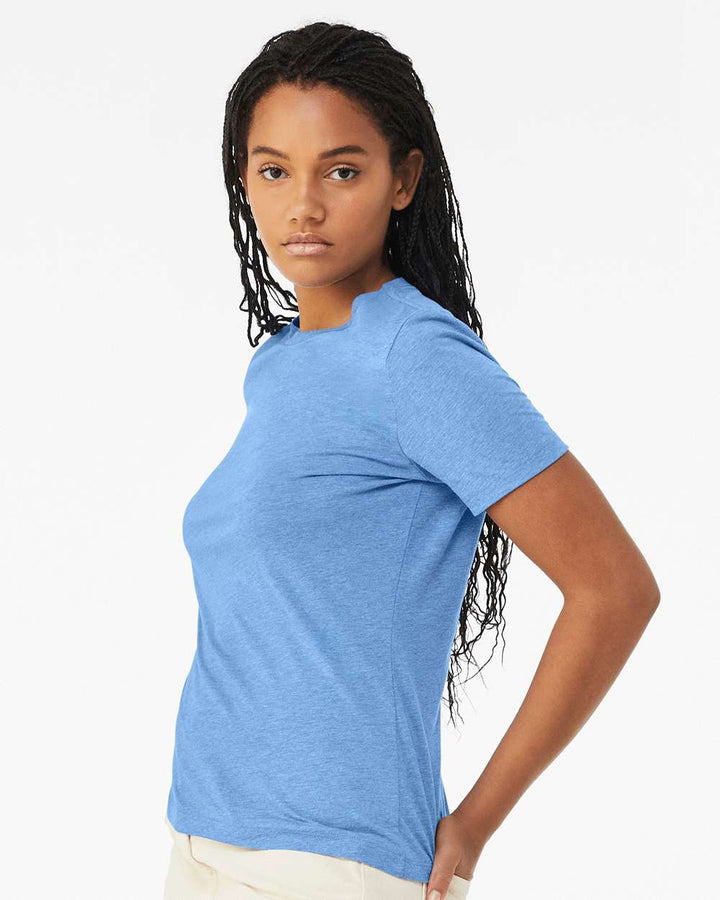 Heather Carolina Blue - Model Side 