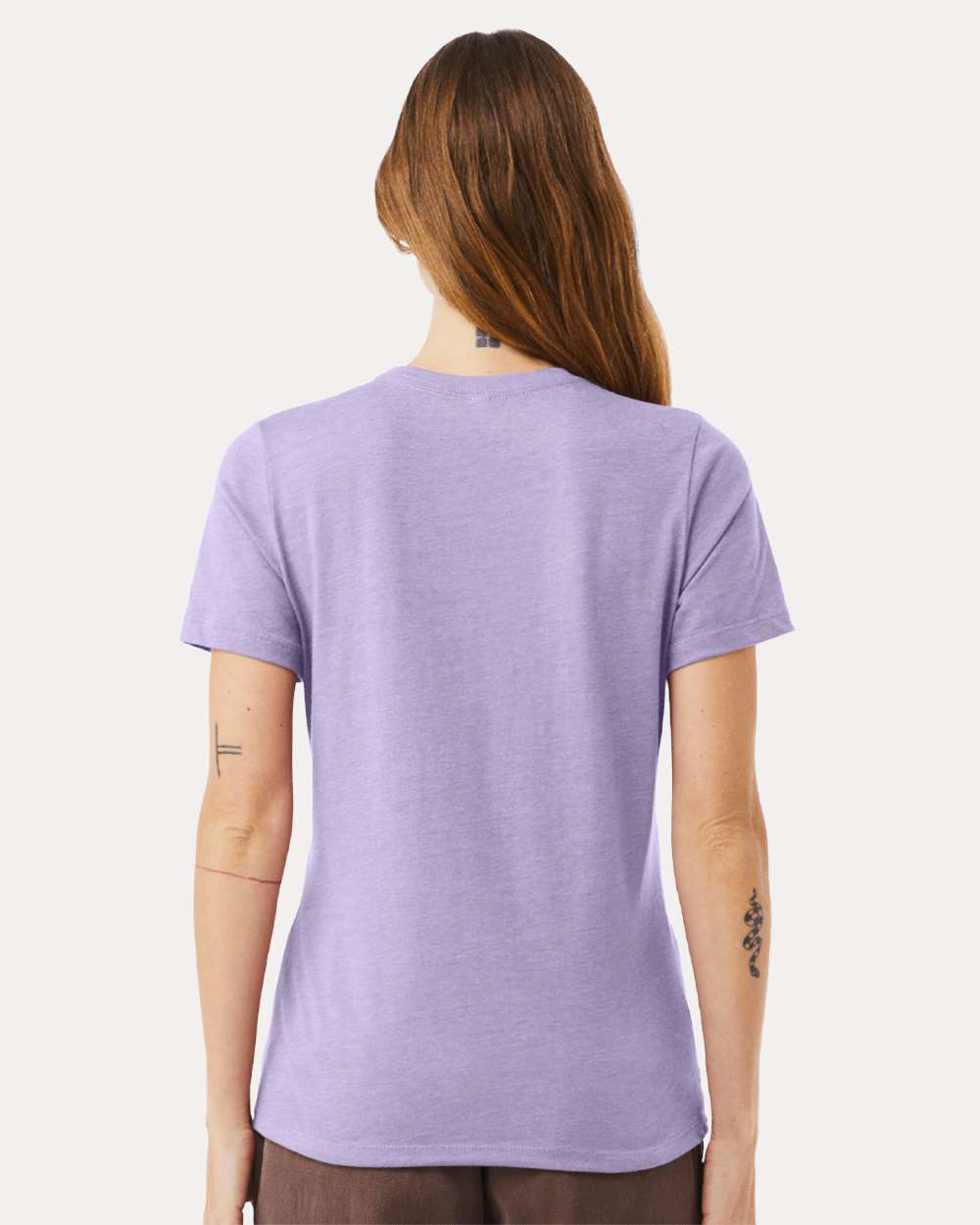 Heather Dark Lavender - Model Back 