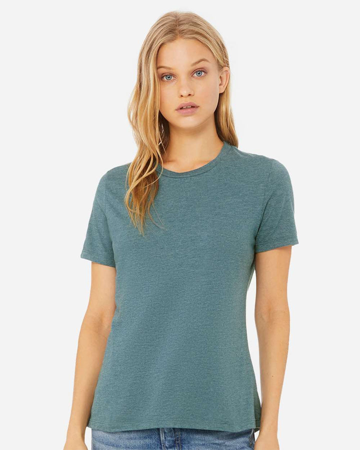 Heather Deep Teal - Model Front 