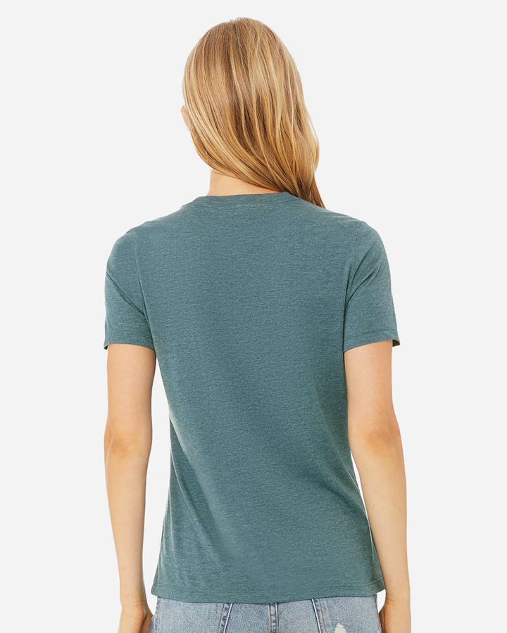 Heather Deep Teal - Model Back 