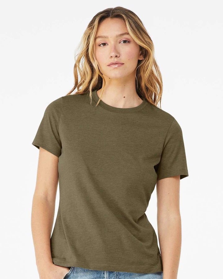 Heather Olive - Model Front 